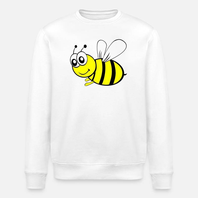 Abeille - Sweat bio ROLLER Stanley/Stella Unisexe - blanc