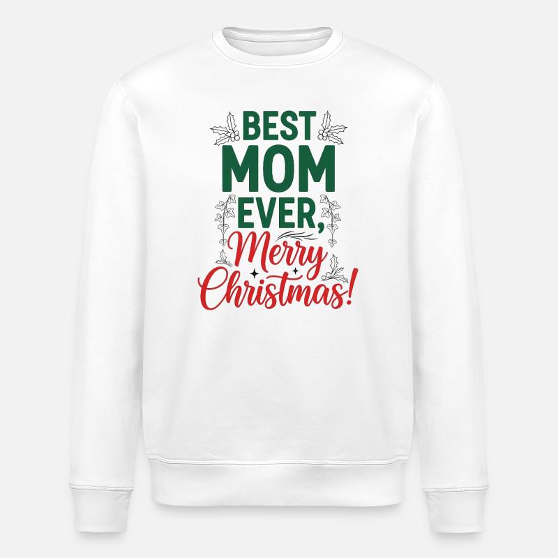 Weihnachten Mama - Stanley/Stella Unisex Bio-Sweatshirt ROLLER - Weiß