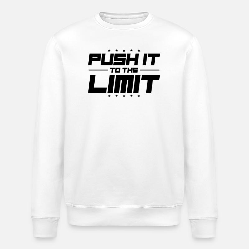 Poussez ça à la limite - Sweat bio ROLLER Stanley/Stella Unisexe - blanc