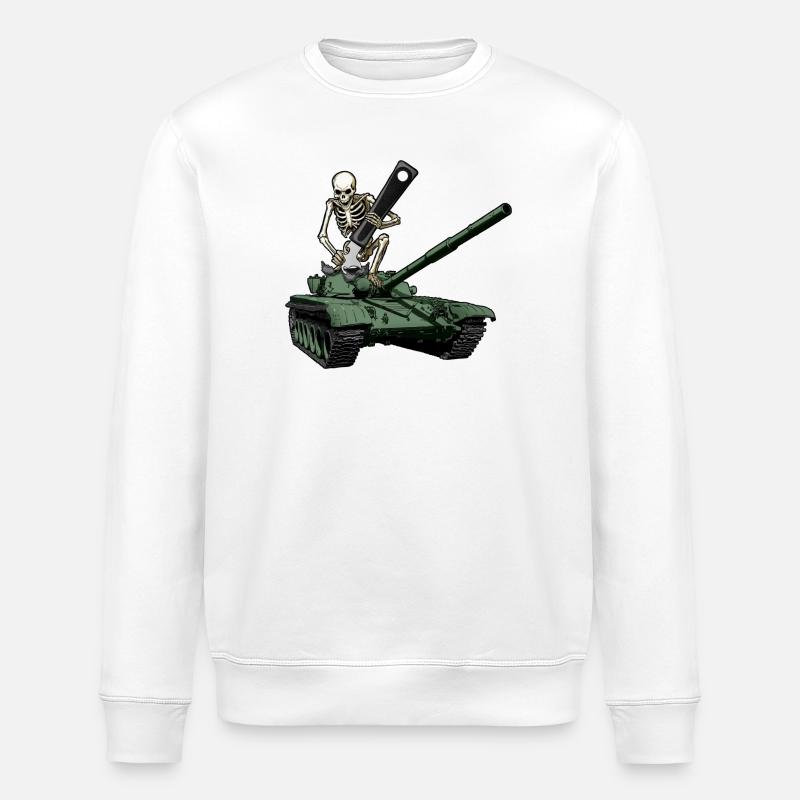 Panzerwehr – Blechöffner - Stanley/Stella Unisex Bio-Sweatshirt ROLLER - Weiß