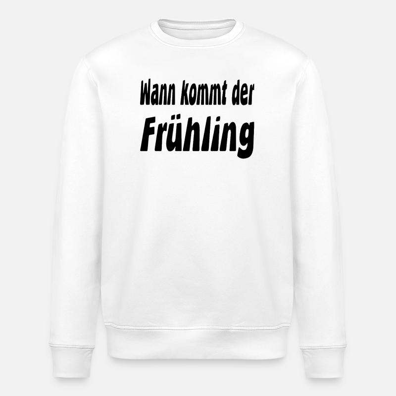 Frühling - Stanley/Stella Unisex Bio-Sweatshirt ROLLER - Weiß