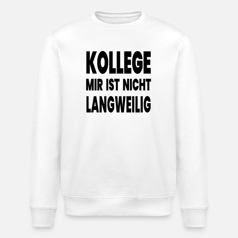 Kollege - Stanley/Stella Unisex Bio-Sweatshirt ROLLER - Weiß