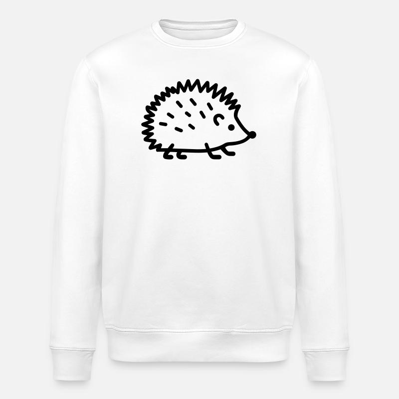 Igel - Stanley/Stella Unisex Bio-Sweatshirt ROLLER - Weiß