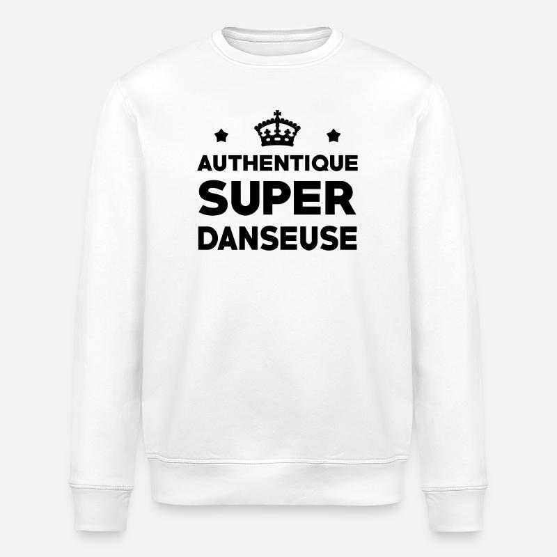 Authentischer Super-Tänzer - Stanley/Stella Unisex Bio-Sweatshirt ROLLER - Weiß