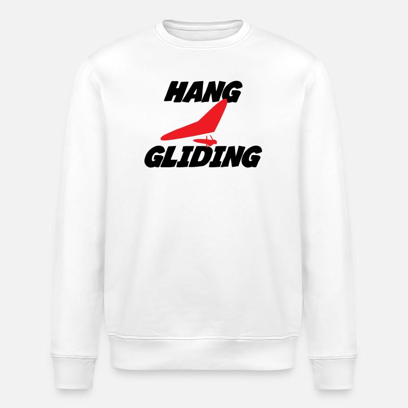 Insigne Hang Gliding Centered Wing - Sweat bio ROLLER Stanley/Stella Unisexe - blanc