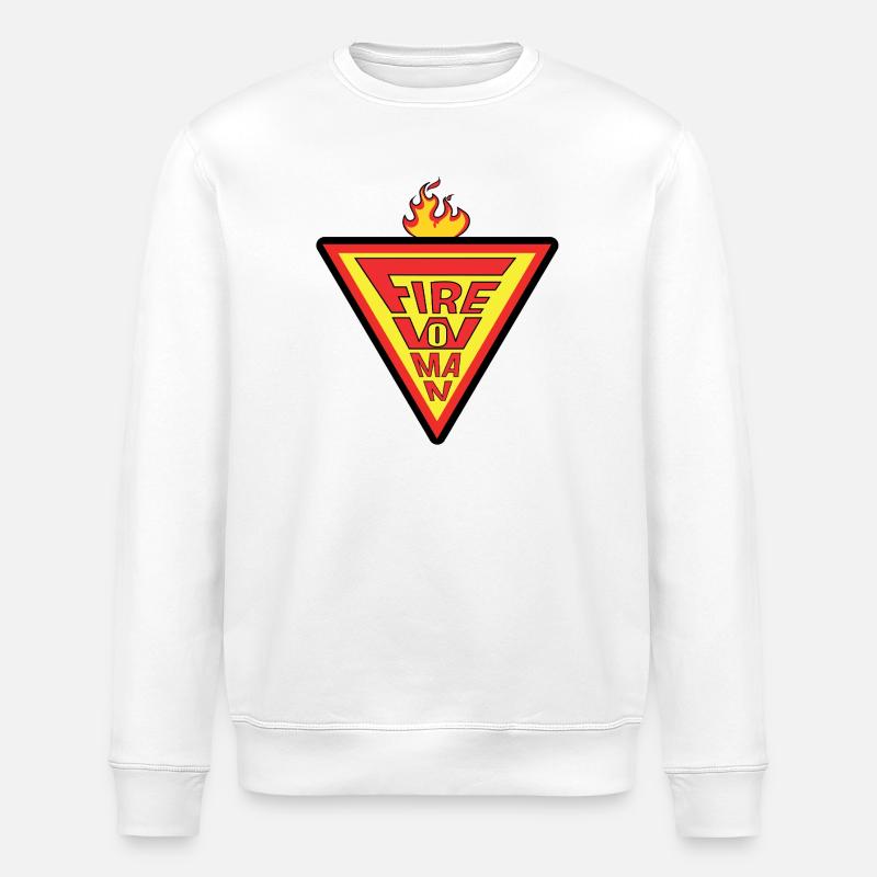 Pompière - Sweat bio ROLLER Stanley/Stella Unisexe - blanc