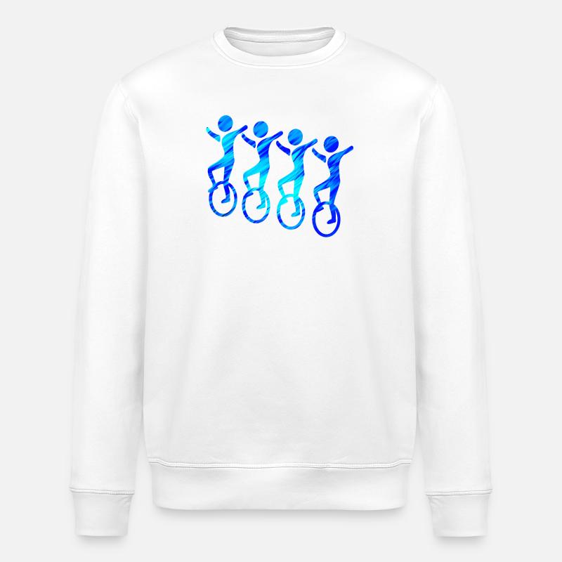 4er monocycle | Style libre monocycle - Sweat bio ROLLER Stanley/Stella Unisexe - blanc