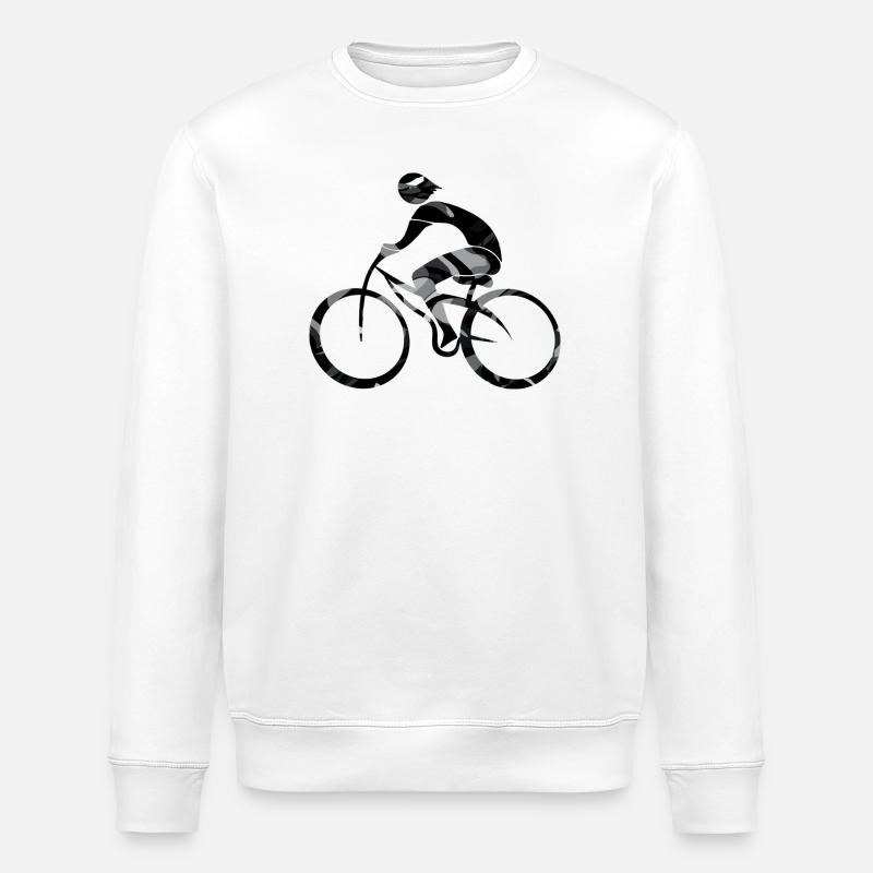 Radfahrer - Stanley/Stella Unisex Bio-Sweatshirt ROLLER - Weiß