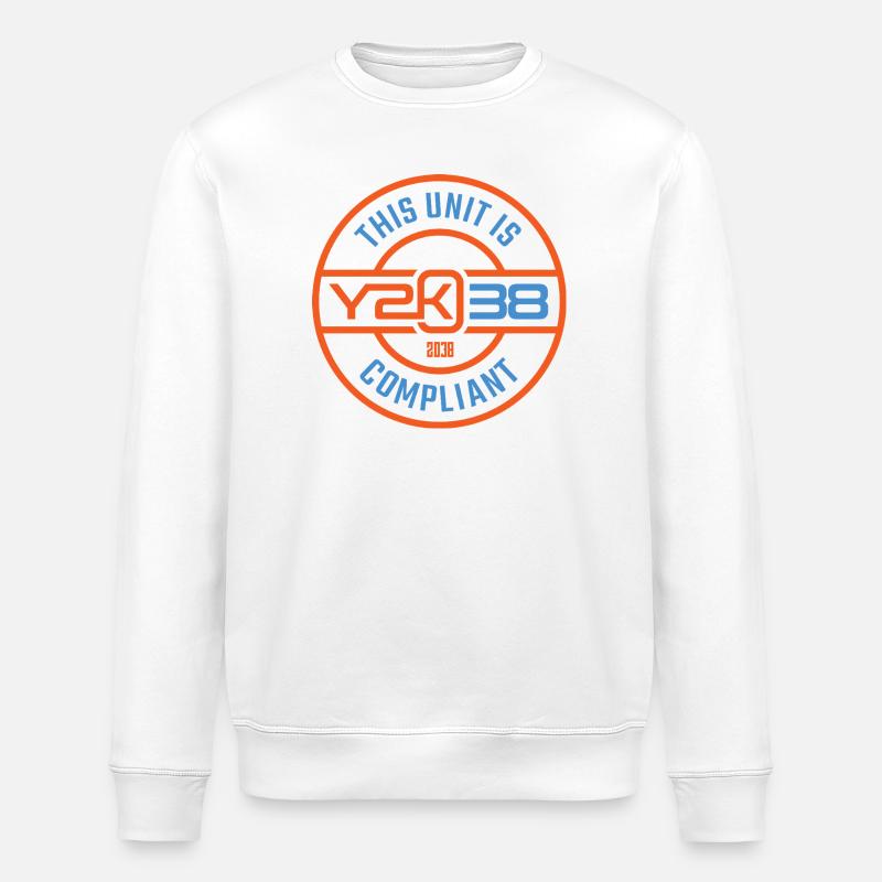 This Unit Y2K38 Compliant - Stanley/Stella ROLLER Unisex Organic Sweatshirt - white