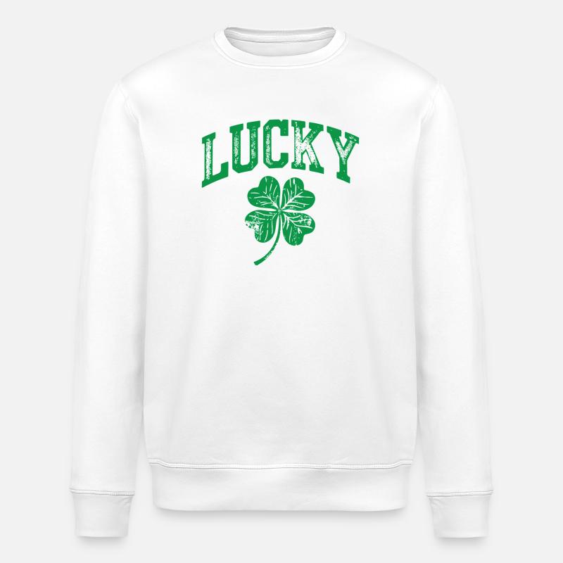 Arche du trèfle chanceux - Sweat bio ROLLER Stanley/Stella Unisexe - blanc