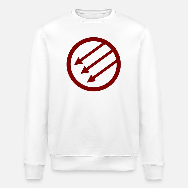 Iron Front / Eiserne Front / Järnfronten - Stanley/Stella ROLLER Unisex Organic Sweatshirt - white