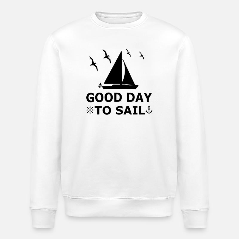 Sail - Stanley/Stella ROLLER Unisex Organic Sweatshirt - white