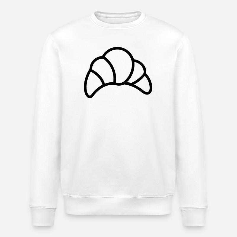 crescent - Stanley/Stella ROLLER Unisex Organic Sweatshirt - white