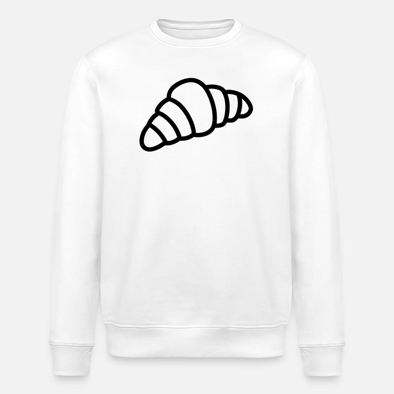 crescent - Stanley/Stella ROLLER Unisex Organic Sweatshirt - white