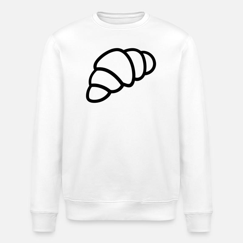crescent - Stanley/Stella ROLLER Unisex Organic Sweatshirt - white