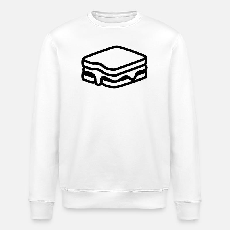 sandwich - Sweat bio ROLLER Stanley/Stella Unisexe - blanc