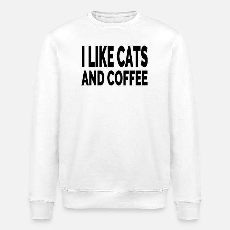 félin - Sweat bio ROLLER Stanley/Stella Unisexe - blanc