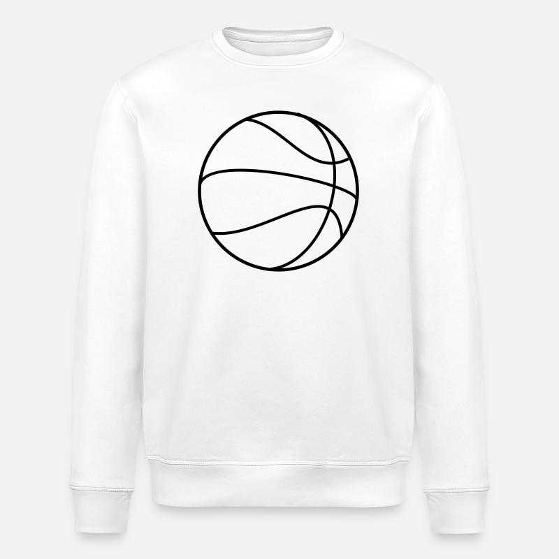 Basket-ball - Sweat bio ROLLER Stanley/Stella Unisexe - blanc