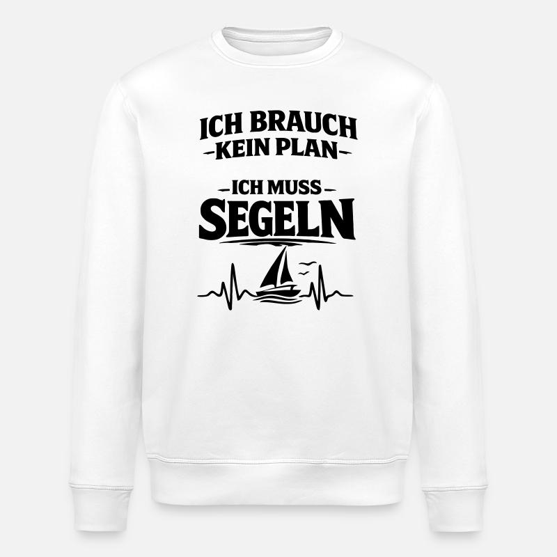 Sailing - Stanley/Stella ROLLER Unisex Organic Sweatshirt - white