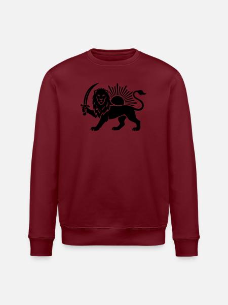 Persian Lion Persia Iran - Stanley/Stella ROLLER Unisex Organic Sweatshirt - white