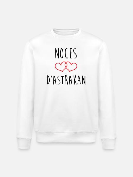 Wedding Anniversary - Astrakhan Wedding (64 years) - Stanley/Stella ROLLER Unisex Organic Sweatshirt - white