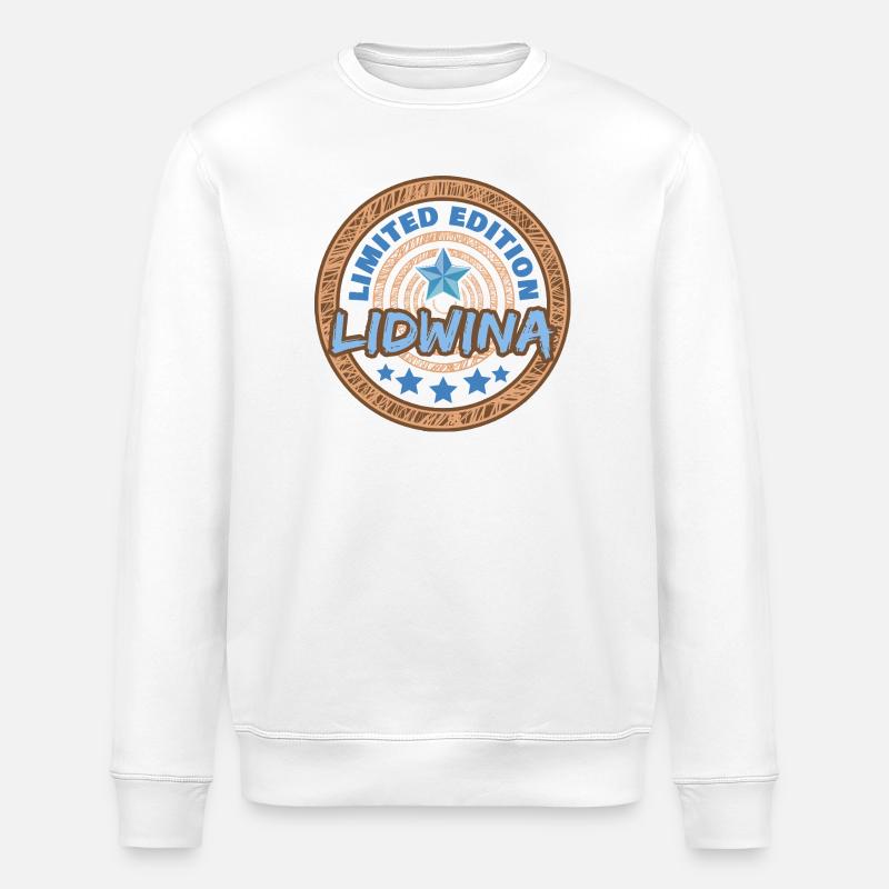 Spruch Lidwina - Stanley/Stella Unisex Bio-Sweatshirt ROLLER - Weiß