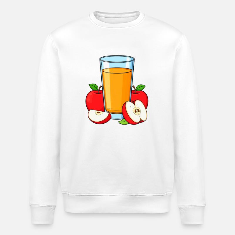 jus de pomme - Sweat bio ROLLER Stanley/Stella Unisexe - blanc