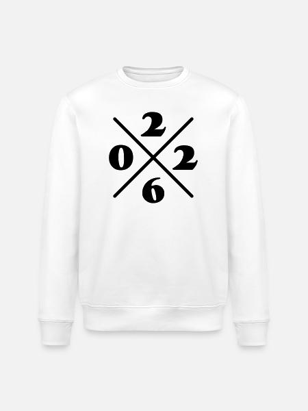 2026 Element Year - Stanley/Stella ROLLER Unisex Organic Sweatshirt - white