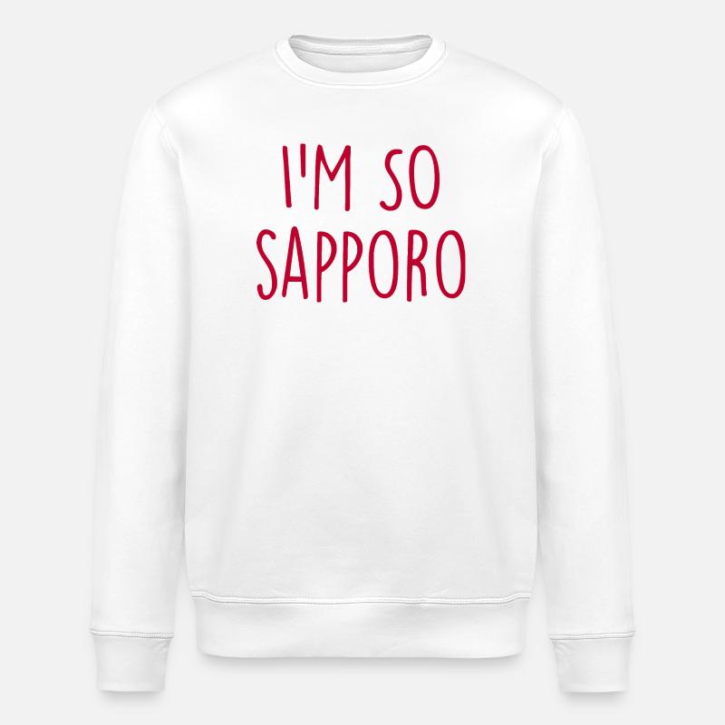 Sapporo, Japon - Sweat bio ROLLER Stanley/Stella Unisexe - blanc