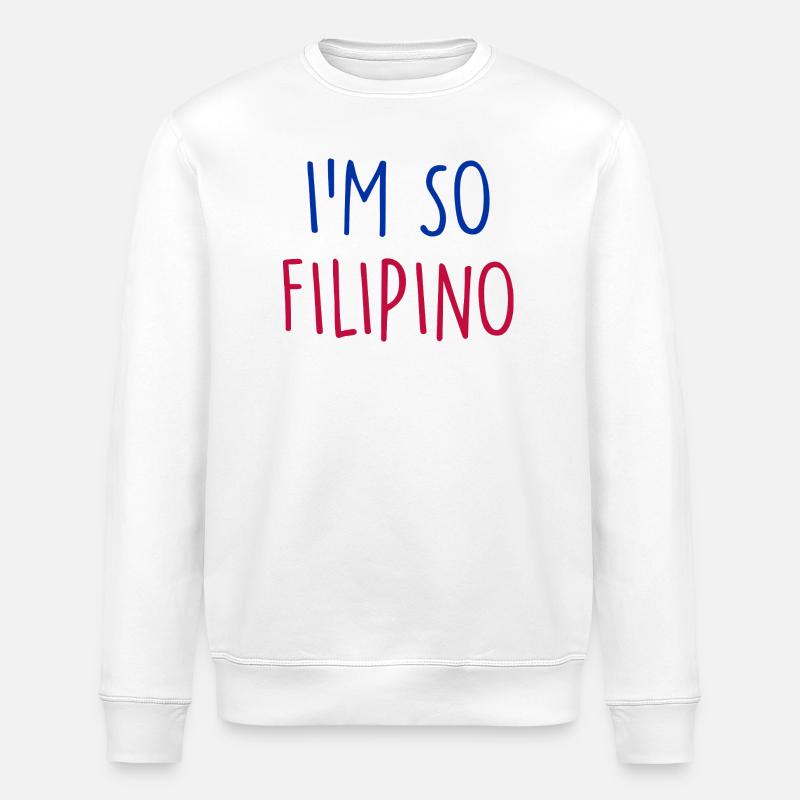 Philippines Philippinen - Stanley/Stella Unisex Bio-Sweatshirt ROLLER - Weiß