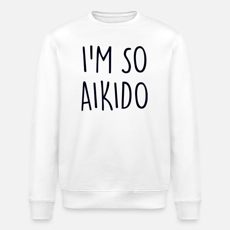 Aikido - Stanley/Stella Unisex Bio-Sweatshirt ROLLER - Weiß