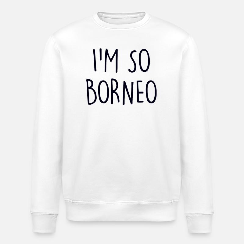 Borneo  - Stanley/Stella Unisex Bio-Sweatshirt ROLLER - Weiß