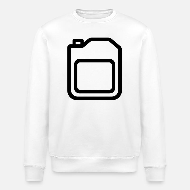 bidon - Sweat bio ROLLER Stanley/Stella Unisexe - blanc