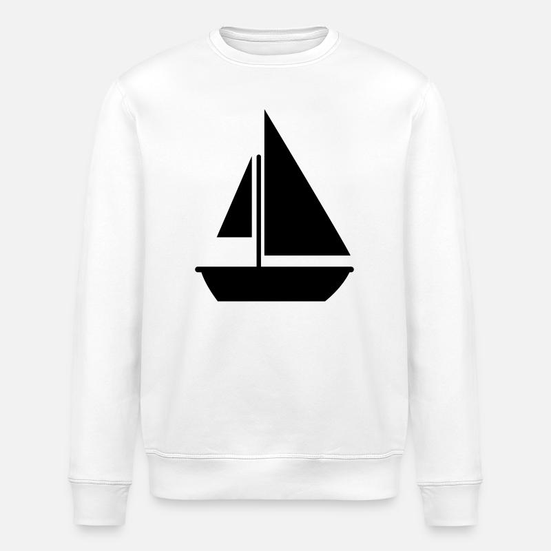 Sail - Stanley/Stella ROLLER Unisex Organic Sweatshirt - white