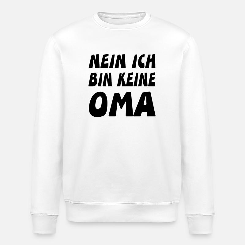 Oma - Stanley/Stella Unisex Bio-Sweatshirt ROLLER - Weiß