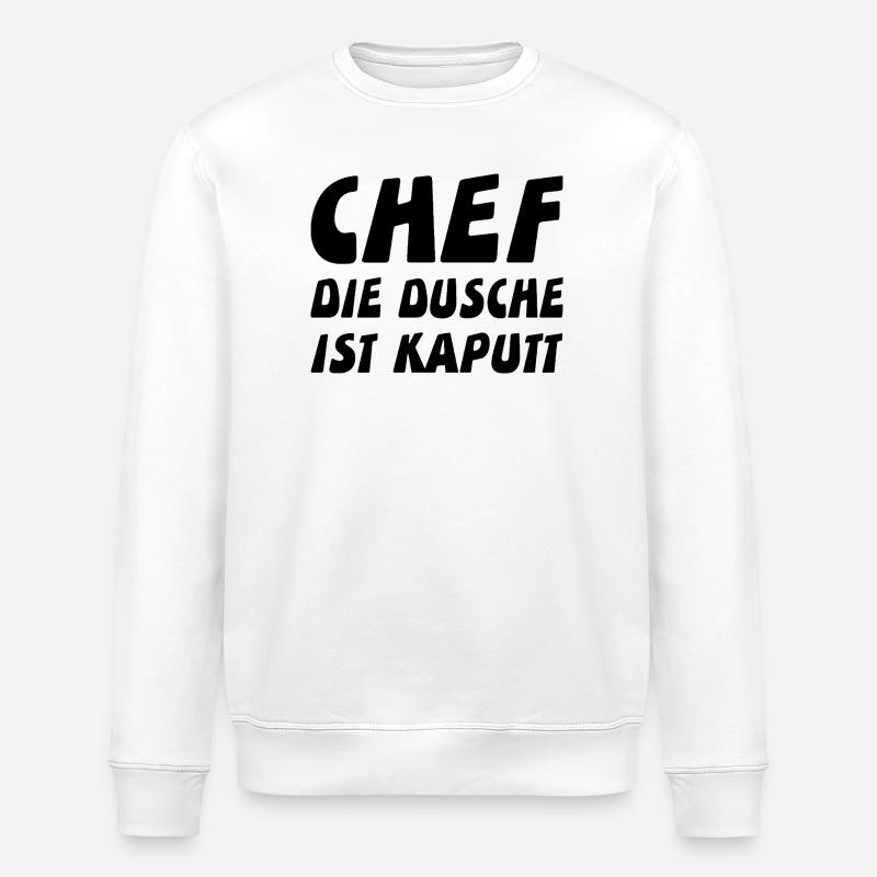 Chef - Stanley/Stella Unisex Bio-Sweatshirt ROLLER - Weiß