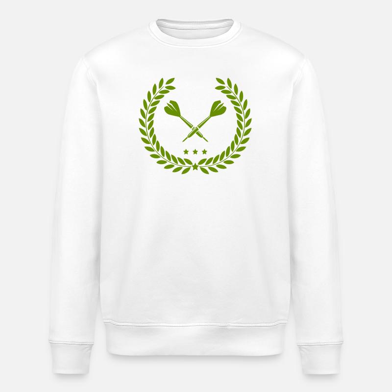 darts - Stanley/Stella Unisex Bio-Sweatshirt ROLLER - Weiß