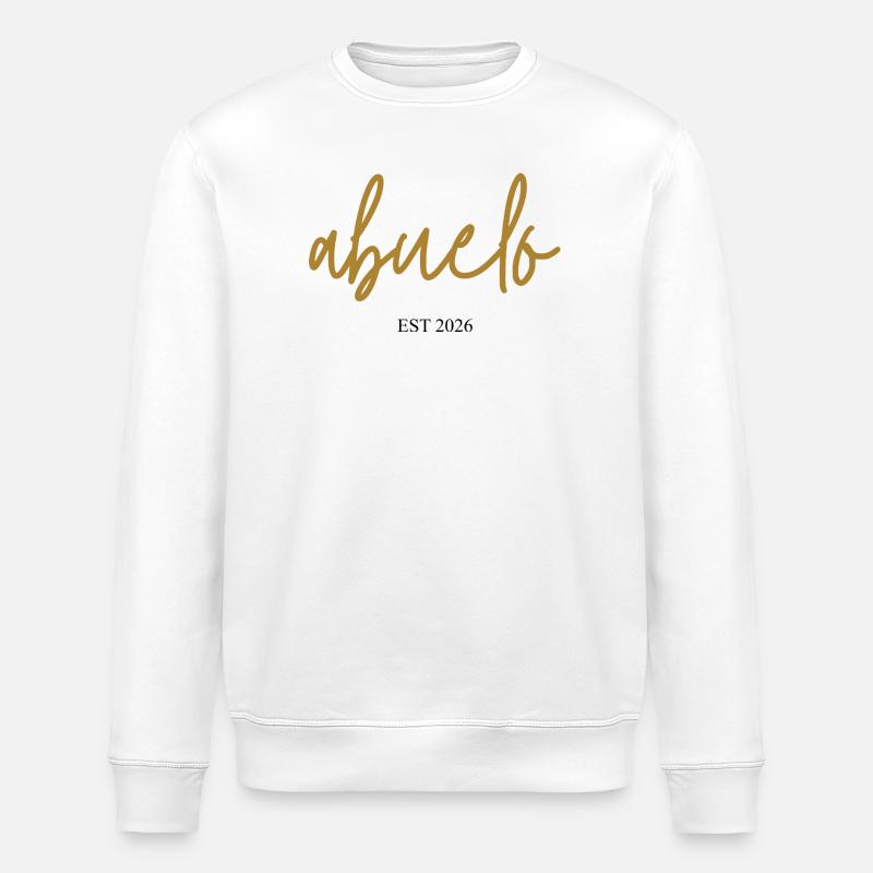 Abuelo est 2026 - Stanley/Stella Unisex Bio-Sweatshirt ROLLER - Weiß