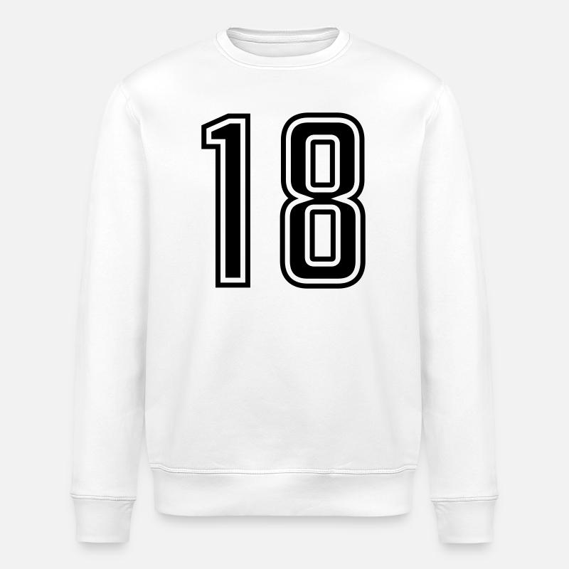 18 - Stanley/Stella Unisex Bio-Sweatshirt ROLLER - Weiß