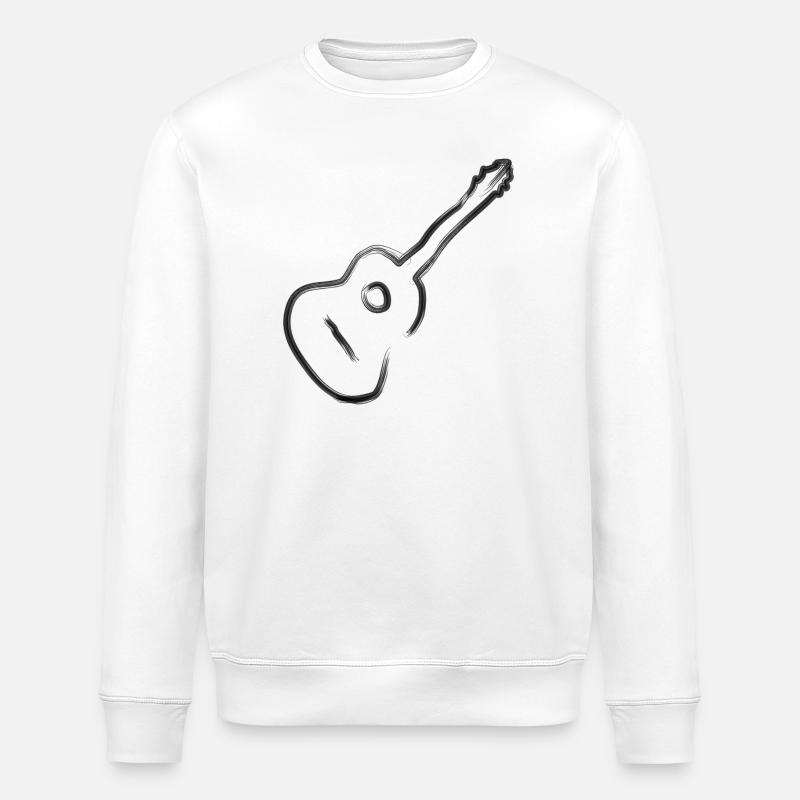 Don du guitariste guitariste - Sweat bio ROLLER Stanley/Stella Unisexe - blanc
