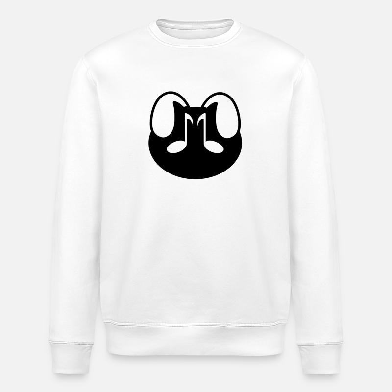 Plush: Melidy (Head) - Stanley/Stella ROLLER Unisex Organic Sweatshirt - white