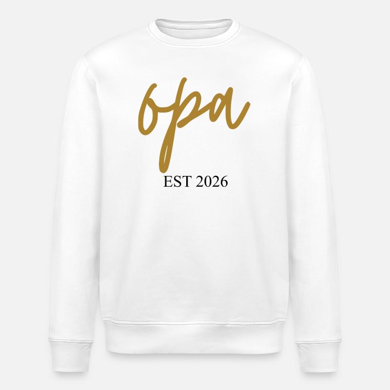 Papy Est 2026 - Sweat bio ROLLER Stanley/Stella Unisexe - blanc