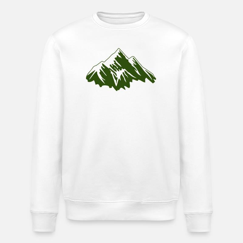 berge - Stanley/Stella Unisex Bio-Sweatshirt ROLLER - Weiß