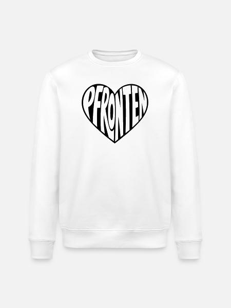 Pfronten Allgäu im Herzen - Stanley/Stella Unisex Bio-Sweatshirt ROLLER - Weiß