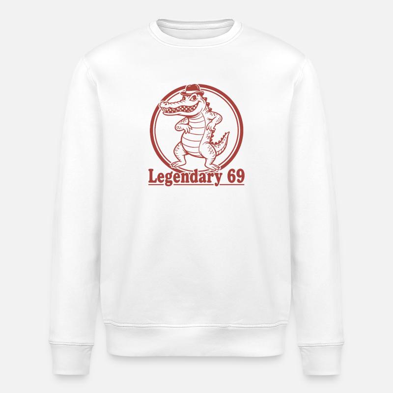 Legendary 69 - Stanley/Stella Unisex Bio-Sweatshirt ROLLER - Weiß