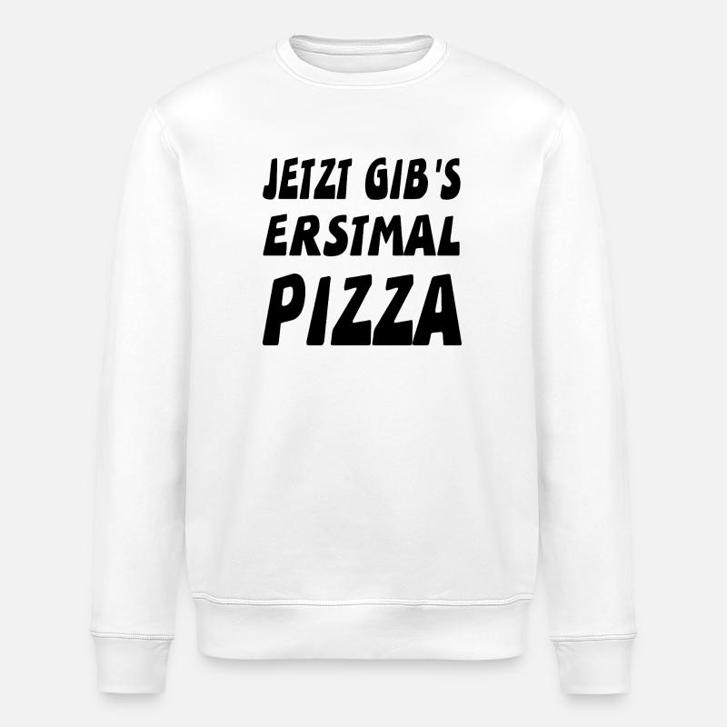 Pizza - Stanley/Stella Unisex Bio-Sweatshirt ROLLER - Weiß