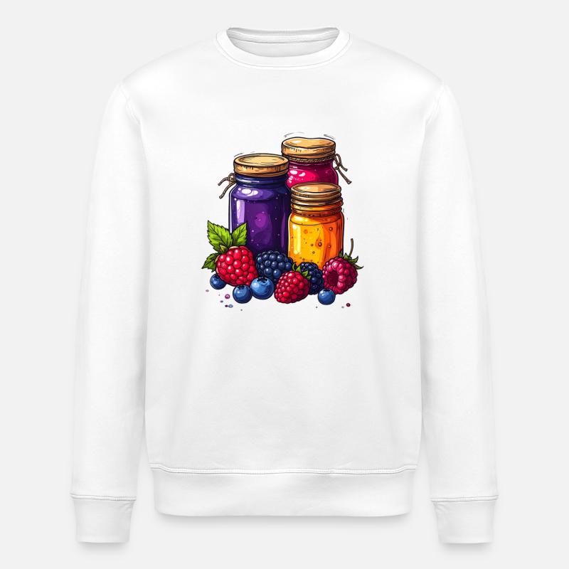 Marmelade - Stanley/Stella Unisex Bio-Sweatshirt ROLLER - Weiß