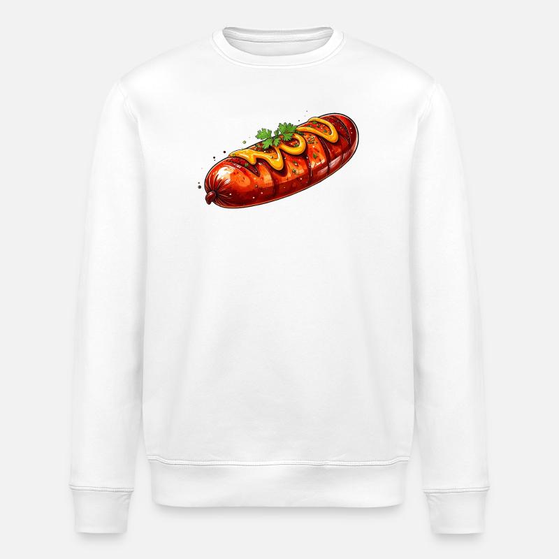 Bratwurst - Stanley/Stella Unisex Bio-Sweatshirt ROLLER - Weiß
