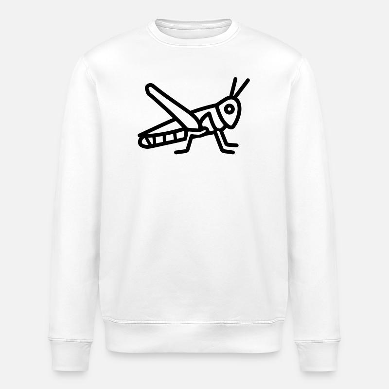 Heuschrecke - Stanley/Stella Unisex Bio-Sweatshirt ROLLER - Weiß