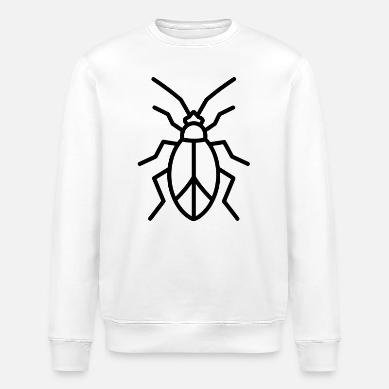Blattlaus - Stanley/Stella Unisex Bio-Sweatshirt ROLLER - Weiß